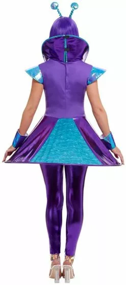 Overig Alien Kostuum Dames -Carnavalskleding Winkel alien kostuum dames achterkant