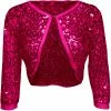 Overig Bolero Pailletten Diva Pink
