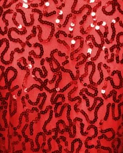 Overig Bolero Pailletten Diva Rood -Carnavalskleding Winkel bolero pailletten diva rood 3