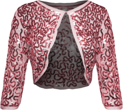 Overig Bolero Pailletten Diva Roze