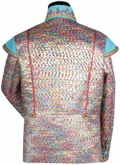 Overig Carnavalsjas Coloured Gold Voor Heren 5 Overig Carnavalsjas Coloured Gold Voor Heren -Carnavalskleding Winkel carnavalsjas coloured gold voor heren achterkant