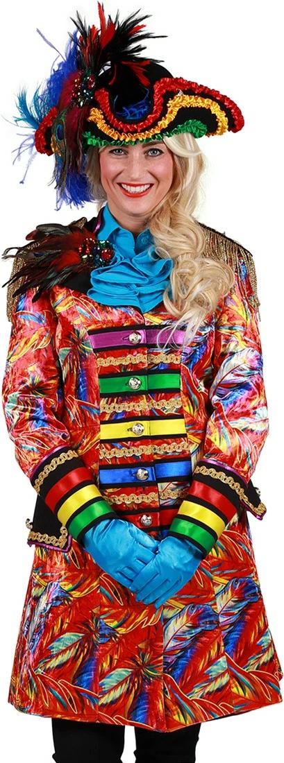 Overig Carnavalsjas Feathers Rood Voor Dames 1 Overig Carnavalsjas Feathers Rood Voor Dames