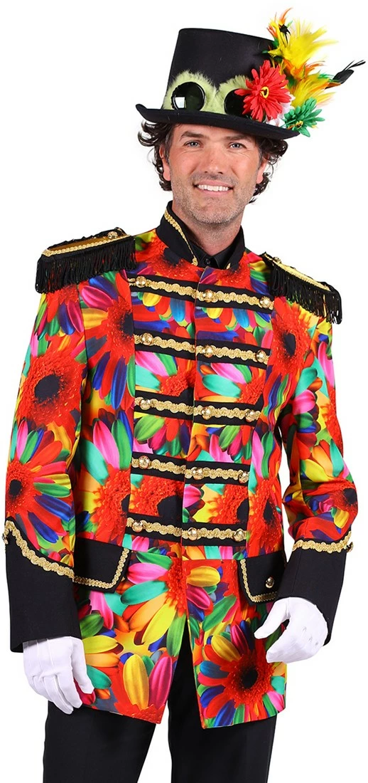 Overig Carnavalsjas Fiesta Bloem Voor Heren 2 Overig Carnavalsjas Fiesta Bloem Voor Heren - Afbeelding 2