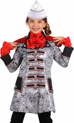 Overig Carnavalsjas Sparkle Zilver-Zwart Voor Meisjes -Carnavalskleding Winkel carnavalsjas sparkle zilver zwart voor meisjes 3