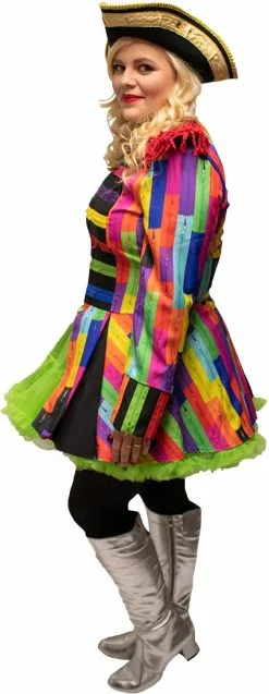 Overig Carnavalsjas Zipp-it Voor Dames -Carnavalskleding Winkel carnavalsjas zipp it voor dames zijkant