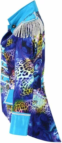 Overig Dames Blazer Blue Panther Luxe -Carnavalskleding Winkel dames blazer blue panther luxe 3