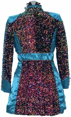 Overig Dames Carnavalsjas Sequin Delight Luxe -Carnavalskleding Winkel dames carnavalsjas sequin delight luxe achterkant
