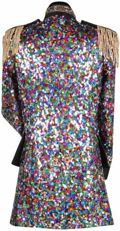 Overig Dames Carnavalsjas Sequinmaster Luxe -Carnavalskleding Winkel dames carnavalsjas sequinmaster luxe achterkant