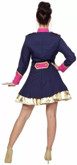 Overig Dames Carnavalsjas Uniform Donkerblauw/Fuchsia 6 Overig Dames Carnavalsjas Uniform Donkerblauw/Fuchsia -Carnavalskleding Winkel dames carnavalsjas uniform donkerblauw fuchsia 3