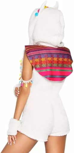 LEG AVENUE Dames Kostuum Sexy Lama -Carnavalskleding Winkel dames kostuum sexy lama achterkant