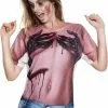 Overig Dames T-shirt Creepy Zombie Girl (Fotorealistisch)