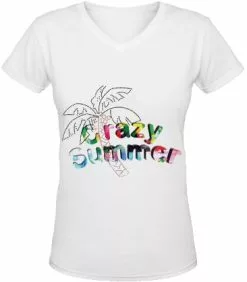 Overig Dames T-Shirt Toppers Crazy Summer Palmtree