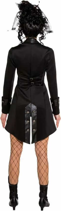 Overig Damesjas Gothic Zwart Luxe 5 Overig Damesjas Gothic Zwart Luxe -Carnavalskleding Winkel damesjas gothic zwart luxe 3