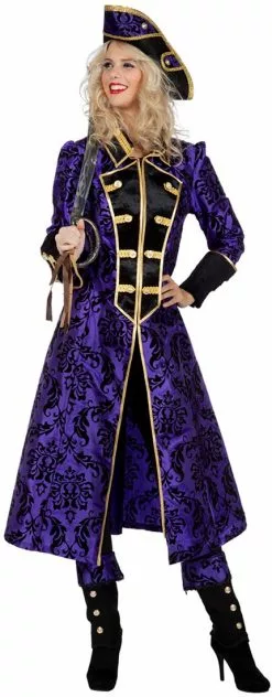 Overig Damesjas Purple Pirate Luxe -Carnavalskleding Winkel damesjas purple pirate luxe 2