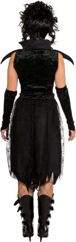 Overig Damesjurkje Black Gothic Met Glitters 5 Overig Damesjurkje Black Gothic Met Glitters -Carnavalskleding Winkel damesjurkje black gothic met glitters 3