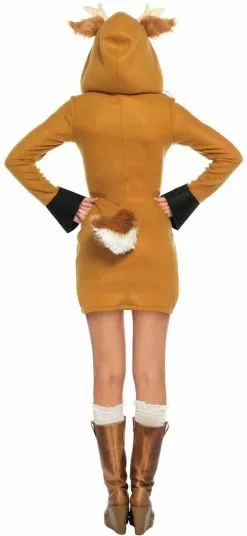 LEG AVENUE Dameskostuum Cozy Fawn (Hertje) 8 LEG AVENUE Dameskostuum Cozy Fawn (Hertje) -Carnavalskleding Winkel dameskostuum cozy fawn hertje 3