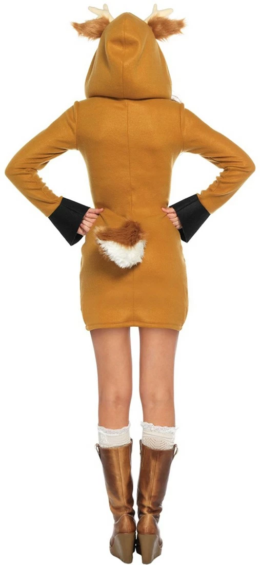 LEG AVENUE Dameskostuum Cozy Fawn (Hertje) 3 LEG AVENUE Dameskostuum Cozy Fawn (Hertje) - Afbeelding 3