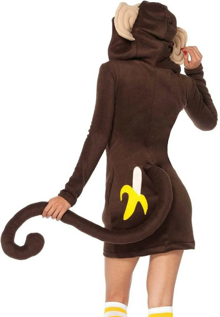 LEG AVENUE Dameskostuum Cozy Monkey 4 LEG AVENUE Dameskostuum Cozy Monkey - Afbeelding 4