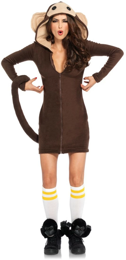 LEG AVENUE Dameskostuum Cozy Monkey 1 LEG AVENUE Dameskostuum Cozy Monkey