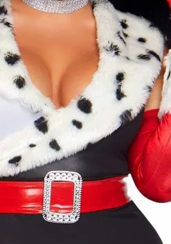 LEG AVENUE Dameskostuum Devilish Diva Cruella 9 LEG AVENUE Dameskostuum Devilish Diva Cruella -Carnavalskleding Winkel dameskostuum devilish diva cruella detail