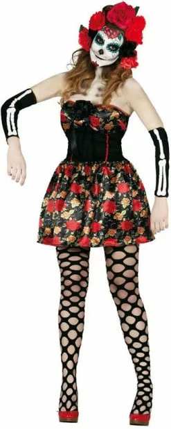 Overig Dameskostuum Dia De Muertos