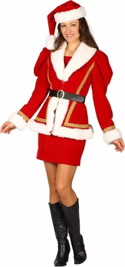 Overig Dameskostuum Kerstmeisje Nathalia Luxe -Carnavalskleding Winkel dameskostuum kerstmeisje nathalia luxe 3