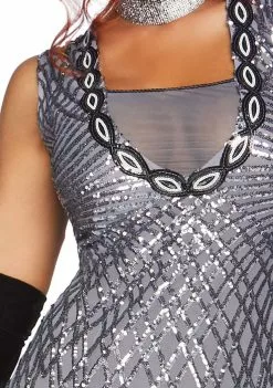 LEG AVENUE Dameskostuum Roaring Roxy - Jaren 20 9 LEG AVENUE Dameskostuum Roaring Roxy - Jaren 20 -Carnavalskleding Winkel dameskostuum roaring roxy jaren 20 detail 1