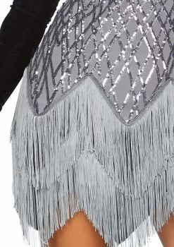 LEG AVENUE Dameskostuum Roaring Roxy - Jaren 20 10 LEG AVENUE Dameskostuum Roaring Roxy - Jaren 20 -Carnavalskleding Winkel dameskostuum roaring roxy jaren 20 detail 2