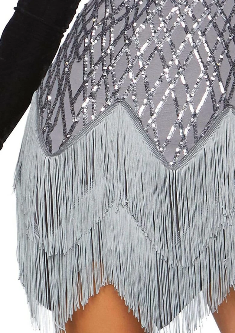 LEG AVENUE Dameskostuum Roaring Roxy - Jaren 20 5 LEG AVENUE Dameskostuum Roaring Roxy - Jaren 20 - Afbeelding 5