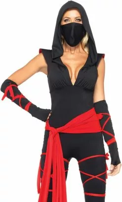 LEG AVENUE Dameskostuum Sexy Deadly Ninja 9 LEG AVENUE Dameskostuum Sexy Deadly Ninja -Carnavalskleding Winkel dameskostuum sexy deadly ninja voorkant 2