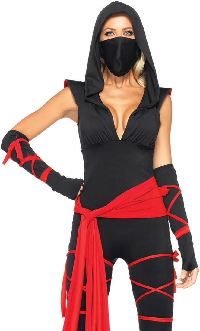 LEG AVENUE Dameskostuum Sexy Deadly Ninja 4 LEG AVENUE Dameskostuum Sexy Deadly Ninja - Afbeelding 4