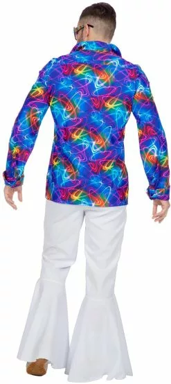 Overig Disco Shirt Atomic Voor Heren 6 Overig Disco Shirt Atomic Voor Heren -Carnavalskleding Winkel disco shirt atomic voor heren achterkant