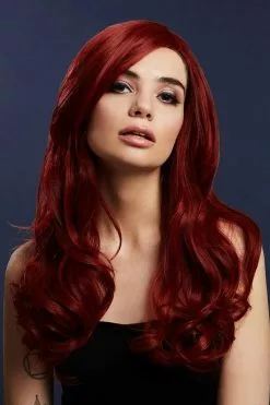 Overig Fever Pruik Khloe Luxe Red Ruby