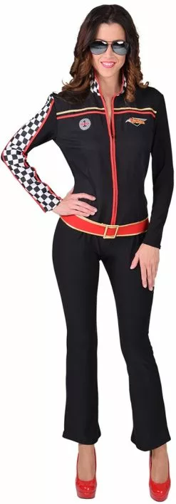 Overig Formule 1 Race Catsuit Zwart Voor Dames