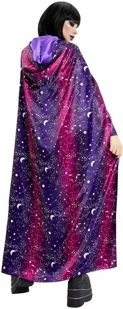Overig Galactische Space Cape Luxe -Carnavalskleding Winkel galactische space cape luxe achterkant