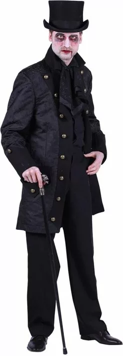 Overig Halloween Jas Dark Ages Zwart Voor Heren
