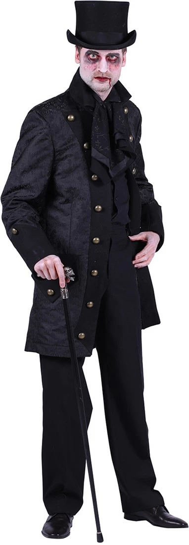 Overig Halloween Jas Dark Ages Zwart Voor Heren