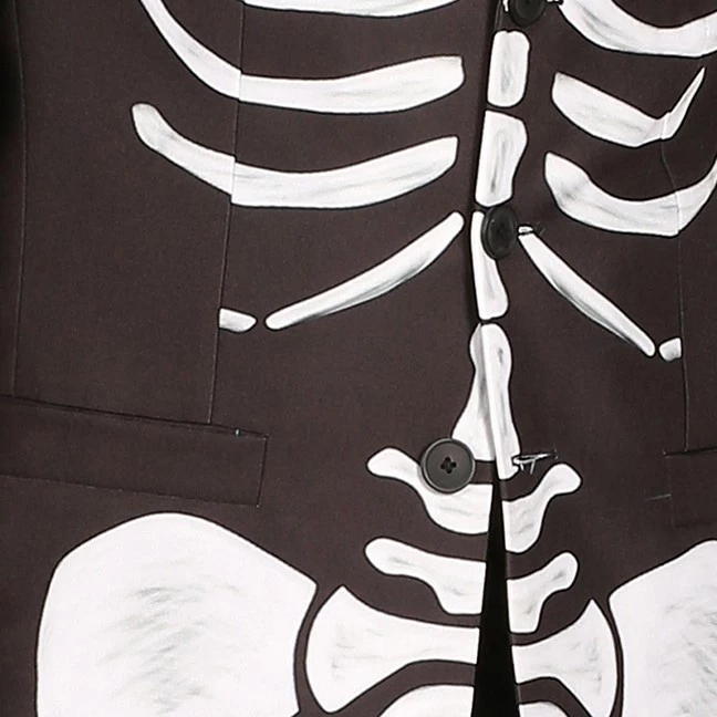 Overig Halloween Jas Skelet Luxe Voor Heren 3 Overig Halloween Jas Skelet Luxe Voor Heren - Afbeelding 3