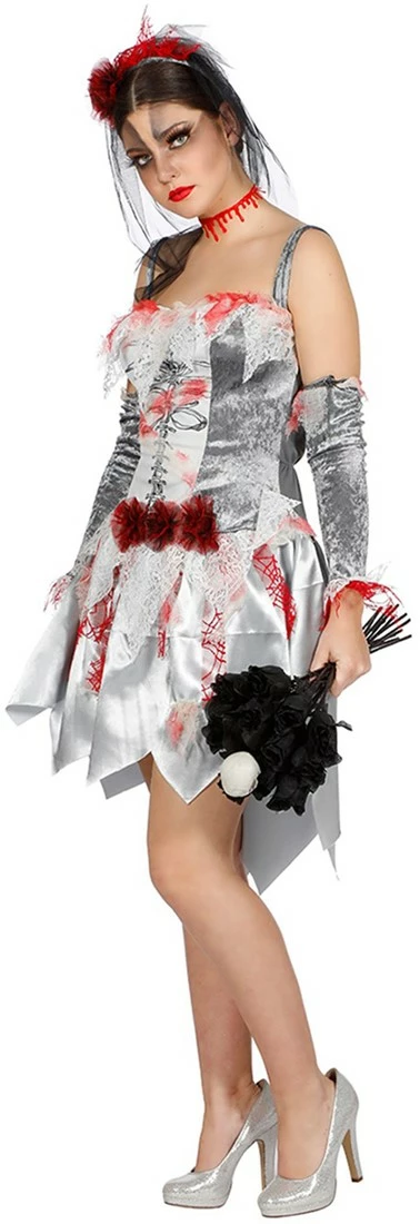 Overig Halloween Jurk Zombie Bruid Voor Dames 2 Overig Halloween Jurk Zombie Bruid Voor Dames - Afbeelding 2