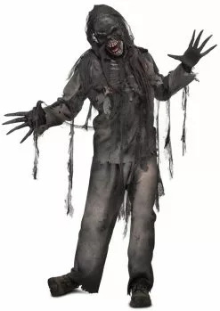 Overig Halloween Kostuum Burned Zombie (5dlg)