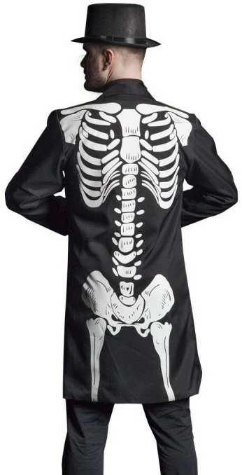 Overig Halloween Skeletten Jas Voor Heren 2 Overig Halloween Skeletten Jas Voor Heren - Afbeelding 2