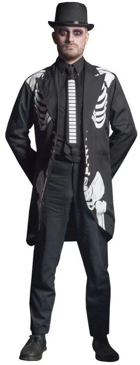 Overig Halloween Skeletten Jas Voor Heren 1 Overig Halloween Skeletten Jas Voor Heren
