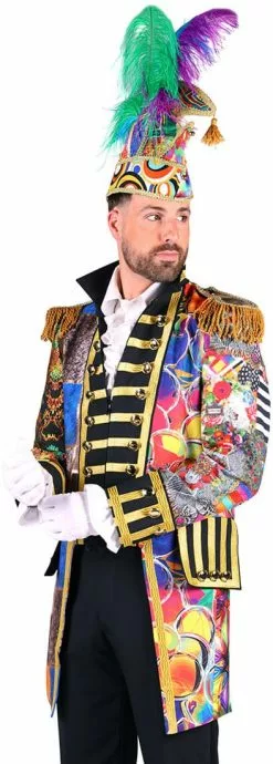 Overig Heren Carnavalsjas Patchwork Mix-it Up -Carnavalskleding Winkel heren carnavalsjas patchwork mix it up 1
