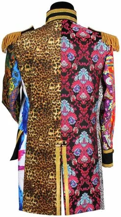 Overig Heren Carnavalsjas Patchwork Mix-it Up -Carnavalskleding Winkel heren carnavalsjas patchwork mix it up achterkant