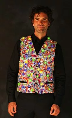 Overig Heren Gilet Mercurius Zilver Met LED-verlichting