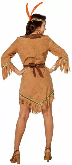 Overig Indiaanse Dame Luxe Beige -Carnavalskleding Winkel indiaanse dame luxe beige 3