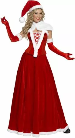 Overig Kerstvrouw Kostuum Luxe Voor Dames