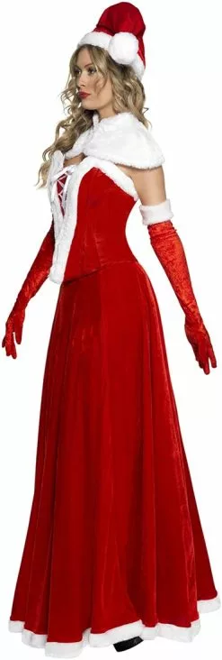 Overig Kerstvrouw Kostuum Luxe Voor Dames 8 Overig Kerstvrouw Kostuum Luxe Voor Dames -Carnavalskleding Winkel kerstvrouw kostuum luxe voor dames 3