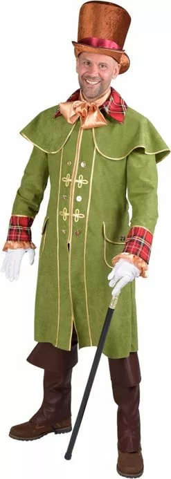 Overig Koetsiersmantel Groen Luxe Voor Heren