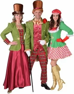 Overig Kostuum Victoriaanse Dame Groen Luxe -Carnavalskleding Winkel kostuum victoriaanse dame groen luxe 3